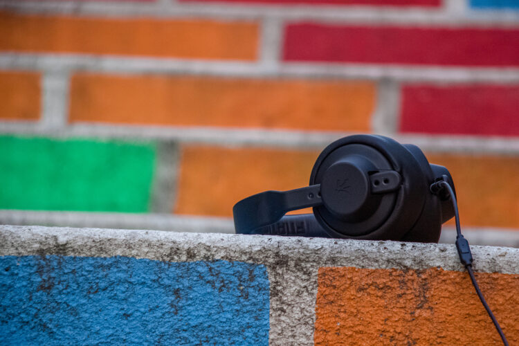 Haedphones On Wall